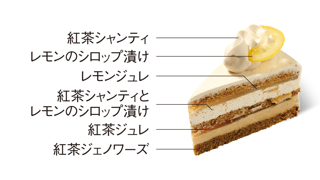 5月おすすめケーキ『レモンティー』詳細図