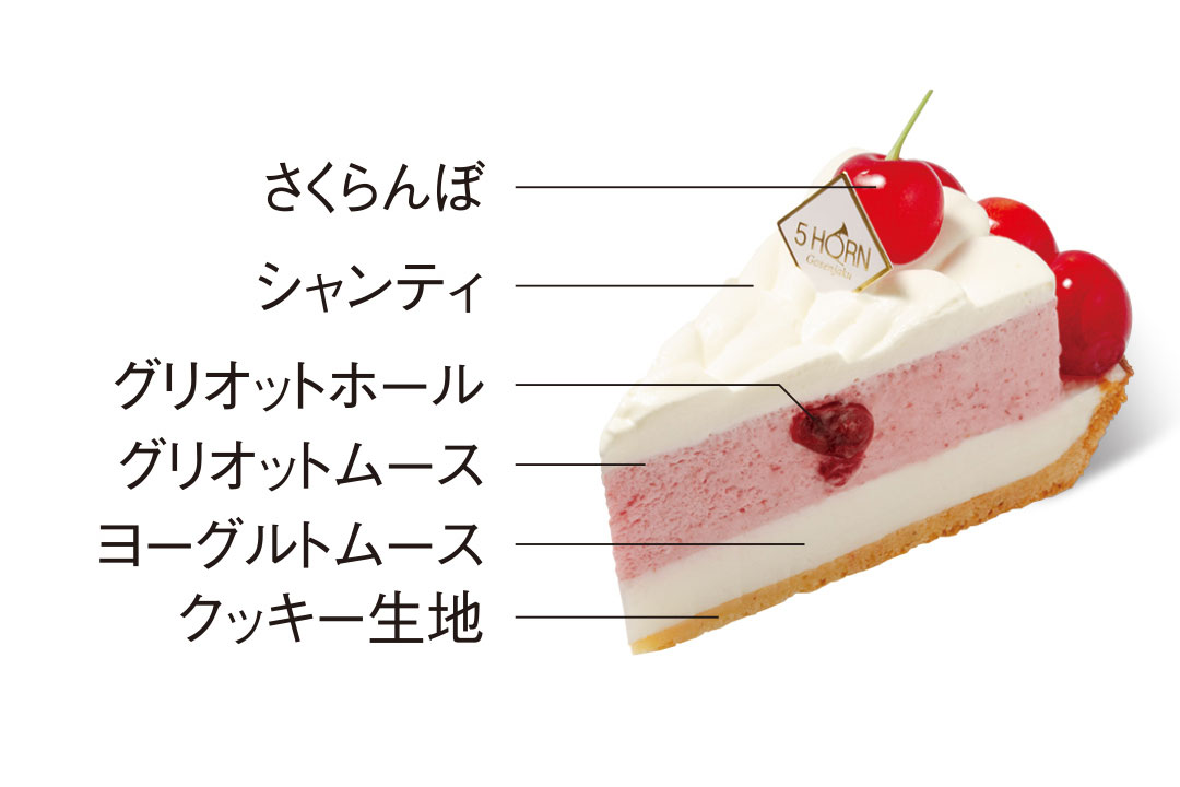 6月おすすめケーキ：さくらんぼタルト　詳細